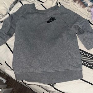 Nike grey crew neck